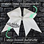 Hairbow Schleife Farbwahl/Wortwahl/Schriftart - Tail